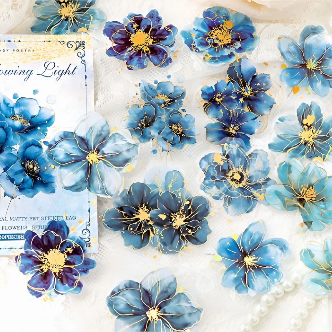 Blooming Shades Metallic Stickers