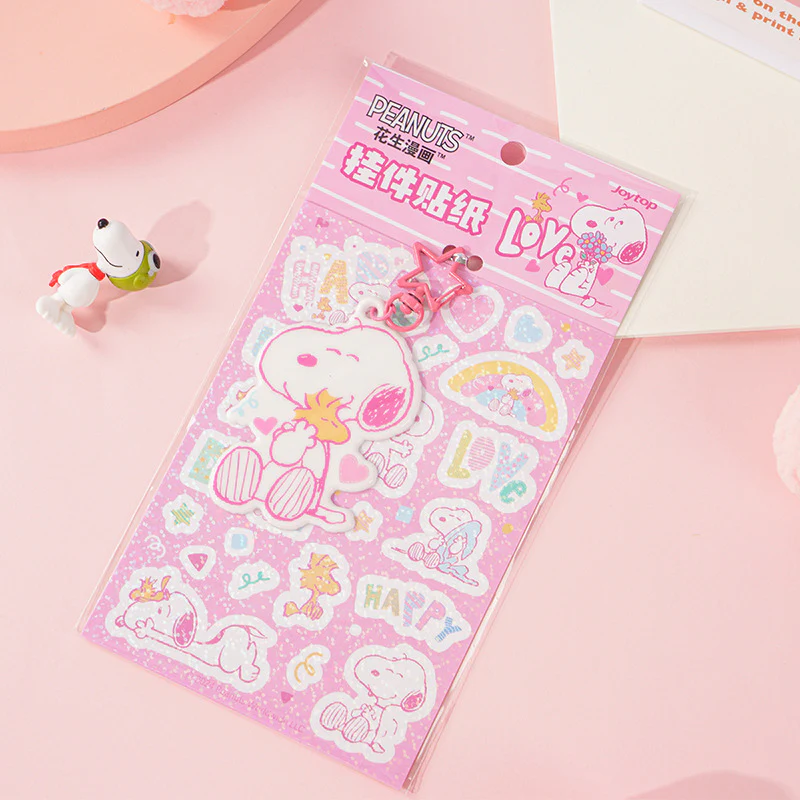 Peanuts Snoopy Holo Stickers & Pendant