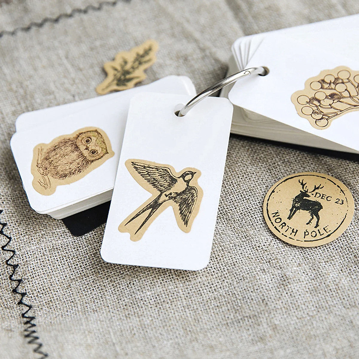 Retro Stamp Stickers