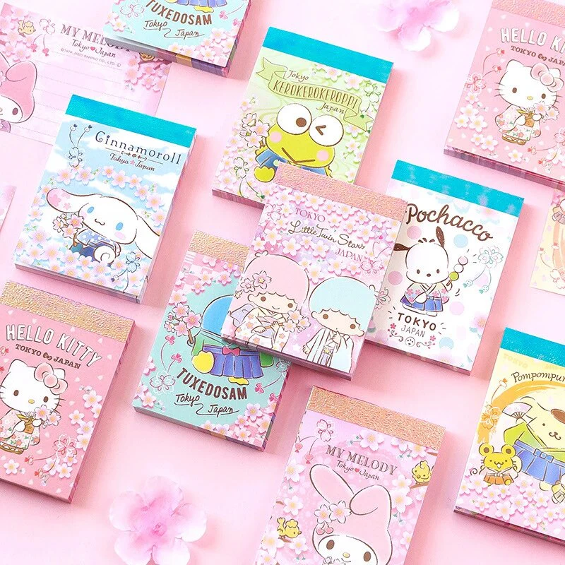 Sanrio Characters Memo Pad Sakura Hana
