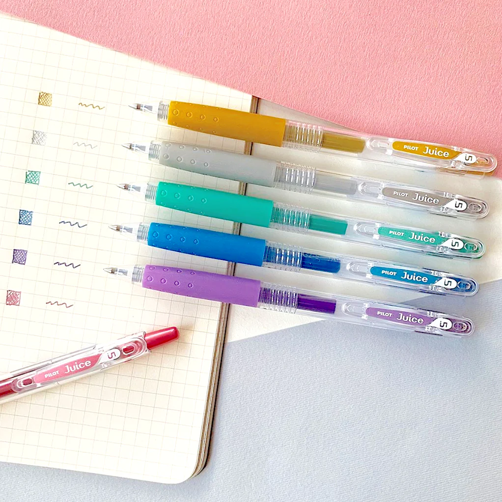 Gel Pen Set with Metallic Colors