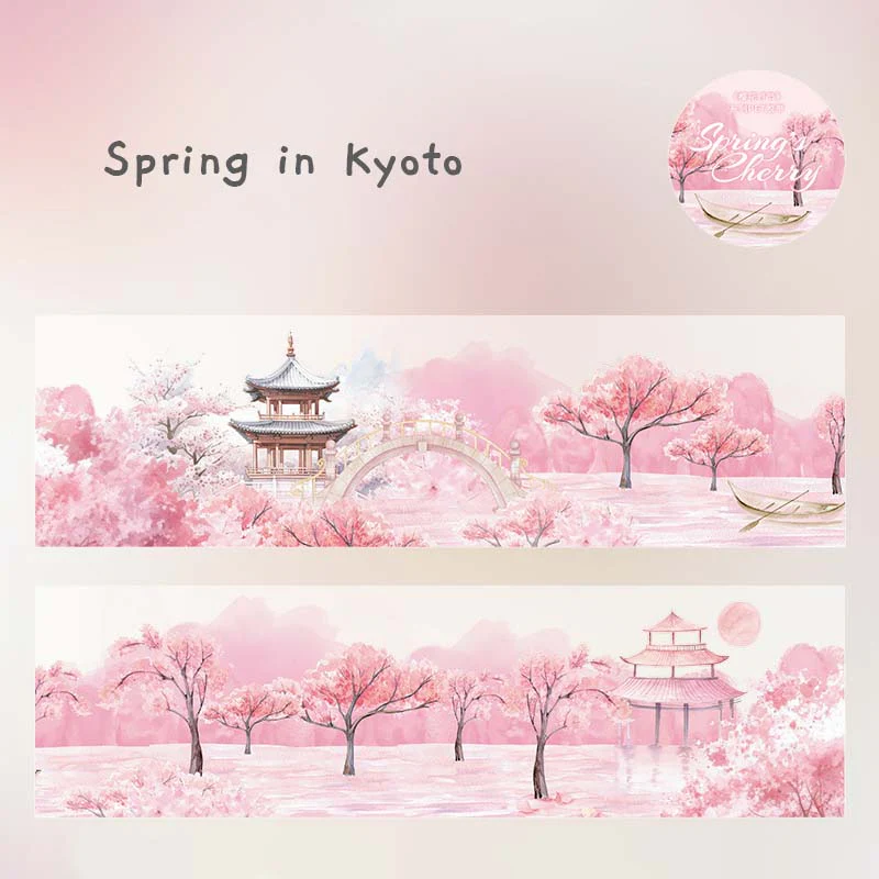 Spring Floral Clear Masking Tapes