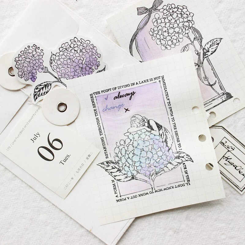 Hydrangea Garden Stamp