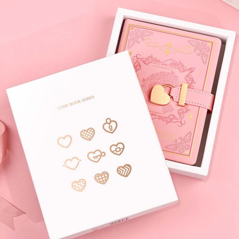 Blooming Secrets Heart Lock Journal