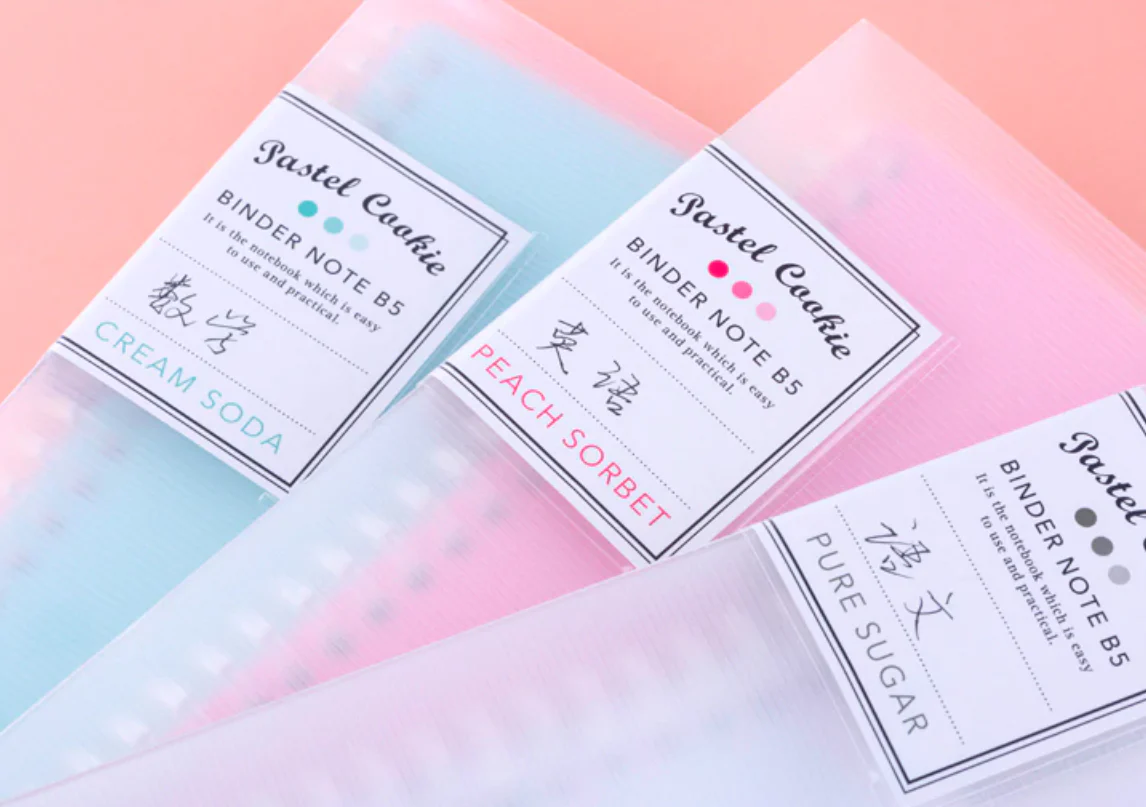 Pastel Cookie Binder