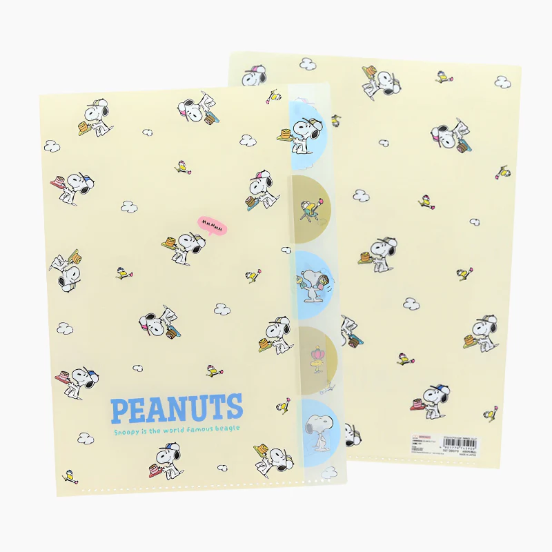 Folder With Dividers Beige