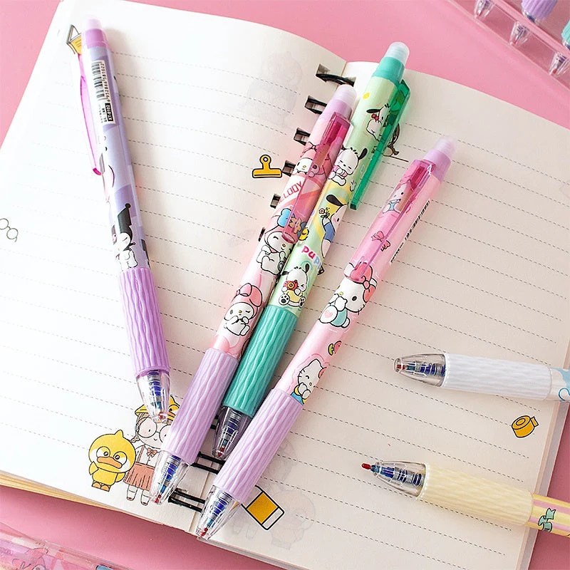 Sanrio Characters Erasable Gel Pen Set