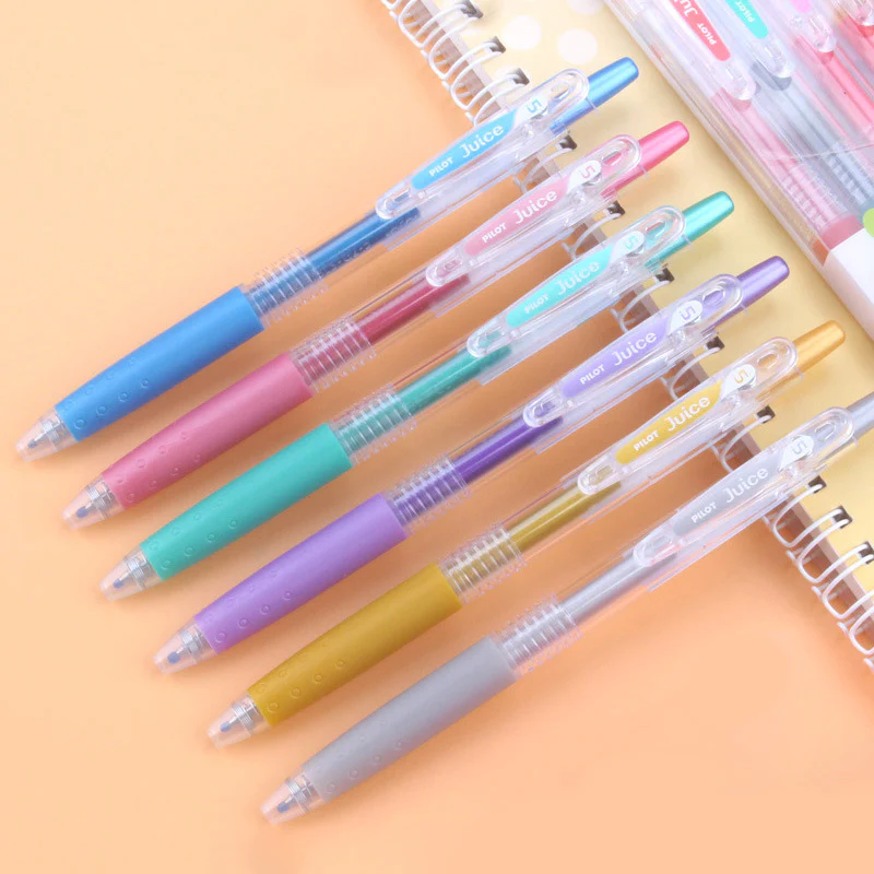 Gel Pen Set with Metallic Colors