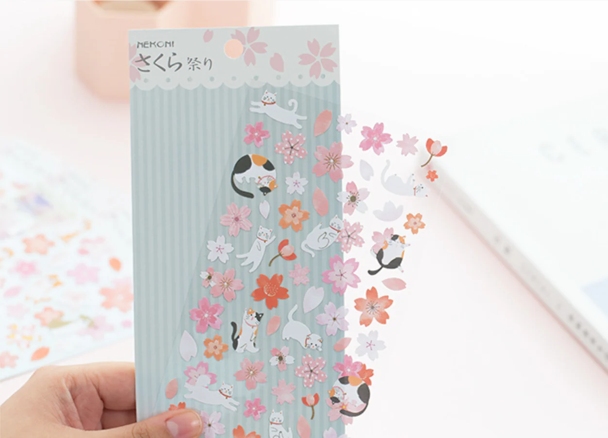 Spring Flower Stickers