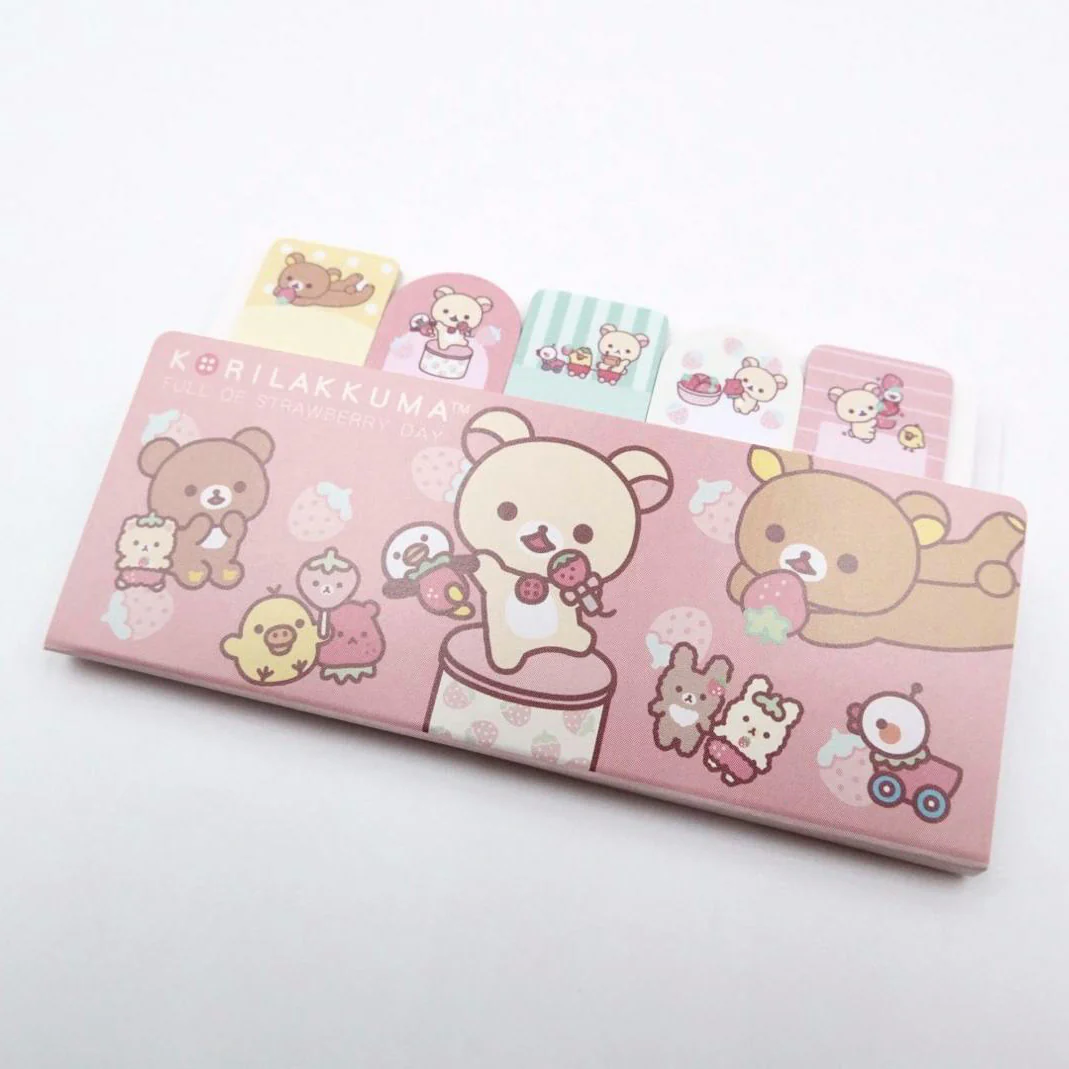 Funny Animal Index Sticky Notes Happy Day