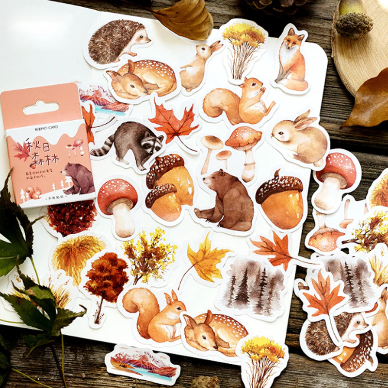 Autumn Forest Stickers