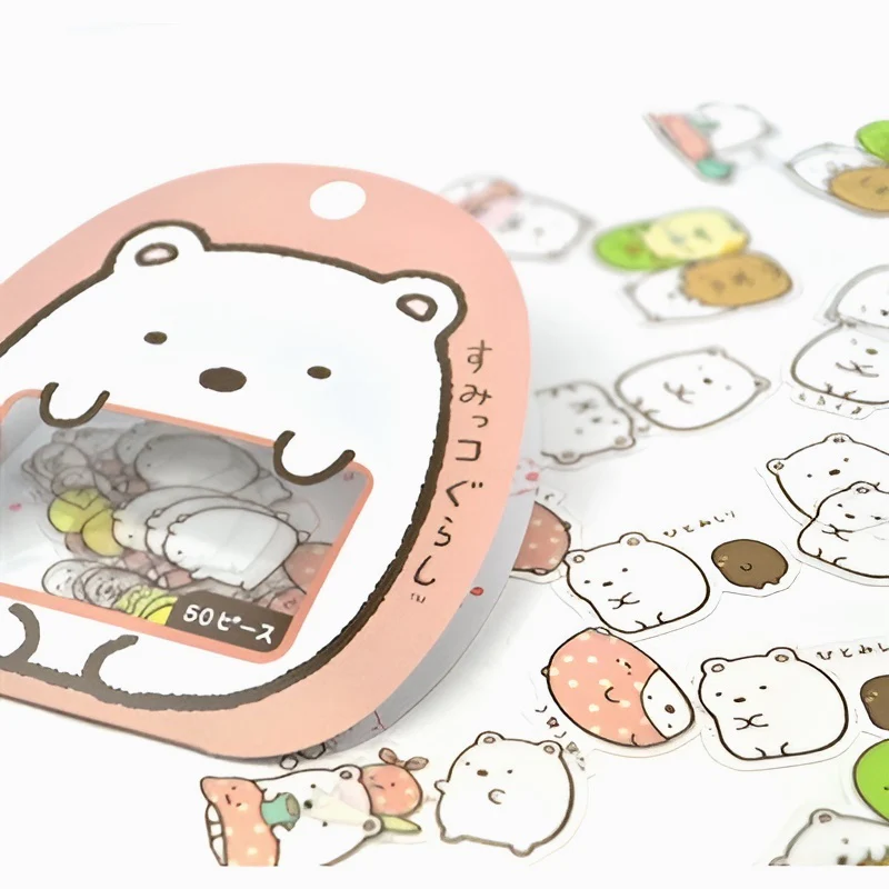 Cute Character Sticker Set