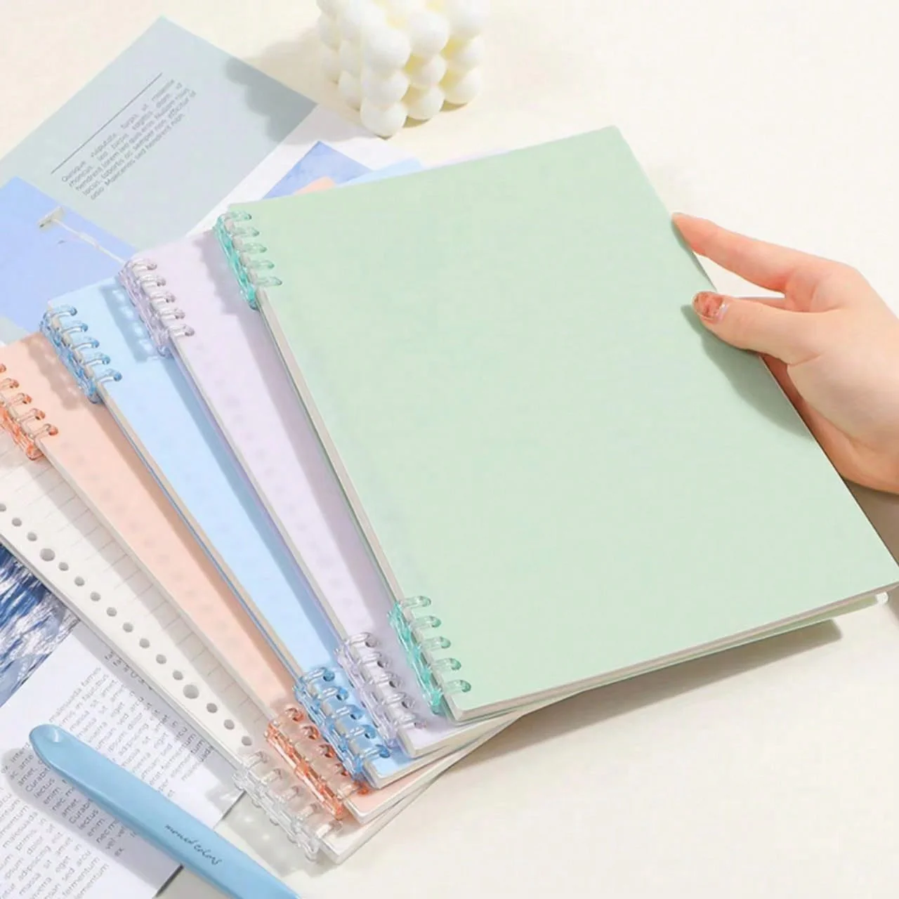 Candy Cloud A5 Edge Bound Lined Notebook