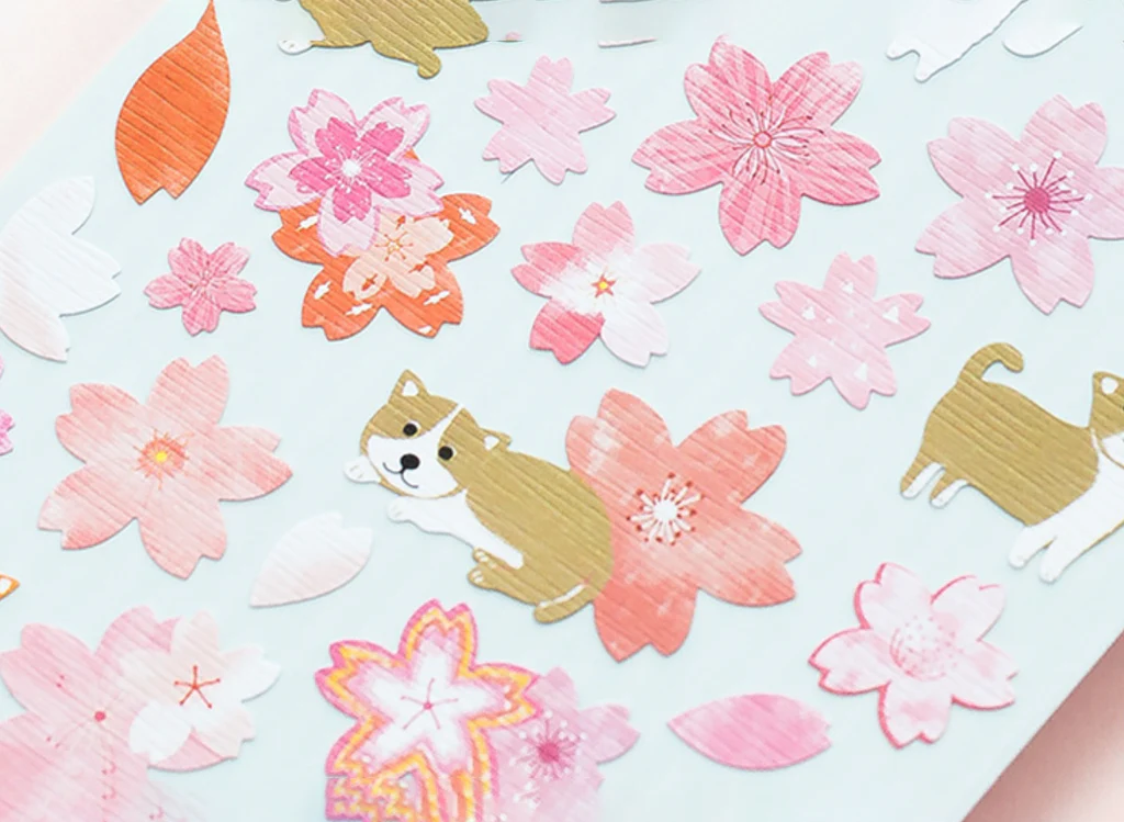 Spring Flower Stickers