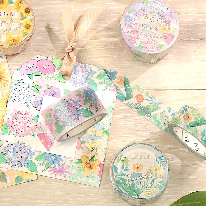 BGM Masking Tape Tropical Leaves