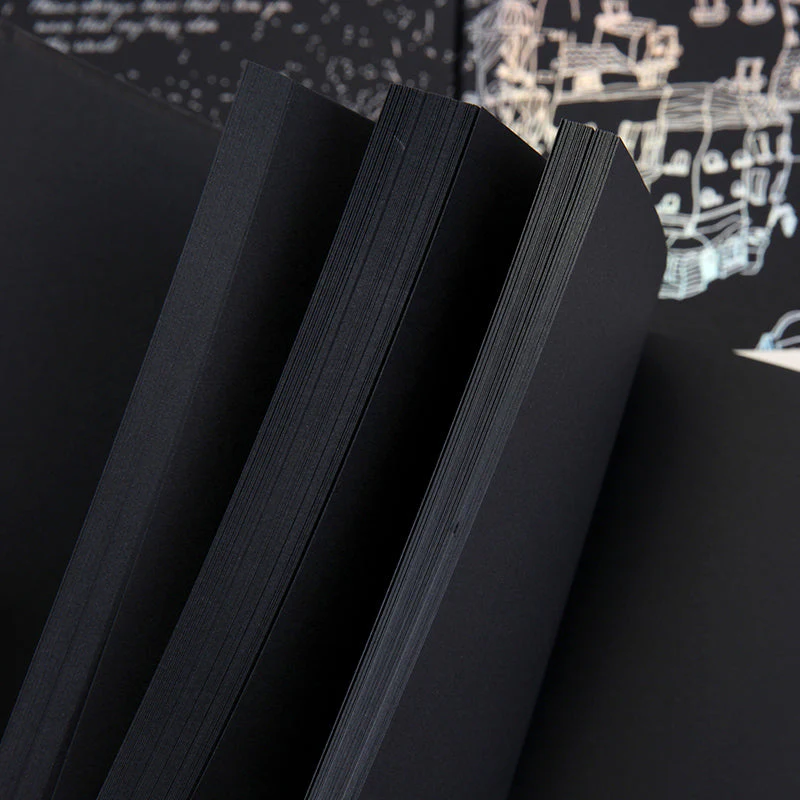 Galaxy Design Black Notebook