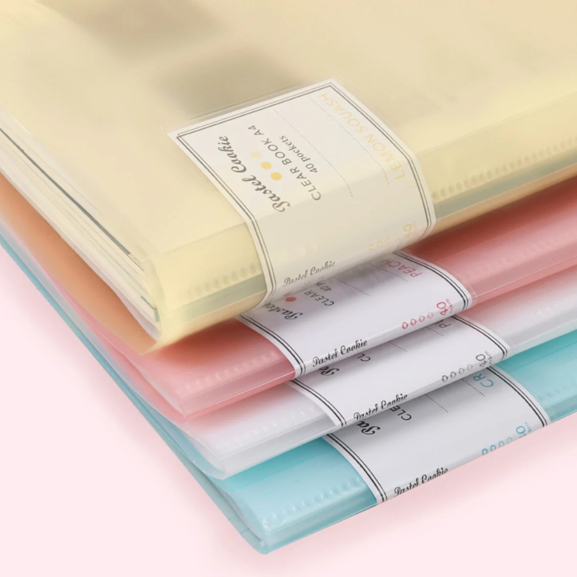 KOKUYO Pastel Cookie Clear Book