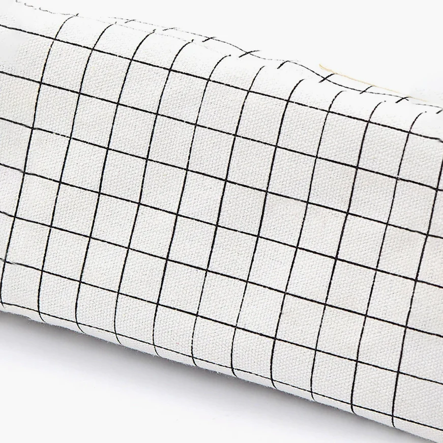 Pink Check Triangle Pencil Case