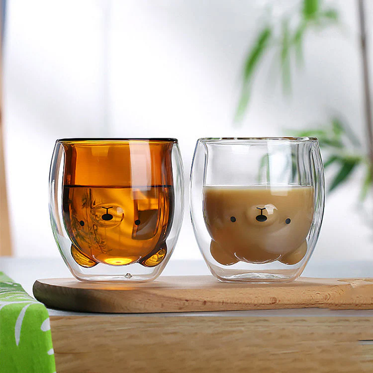 Cute Double Layer Coffee Cup