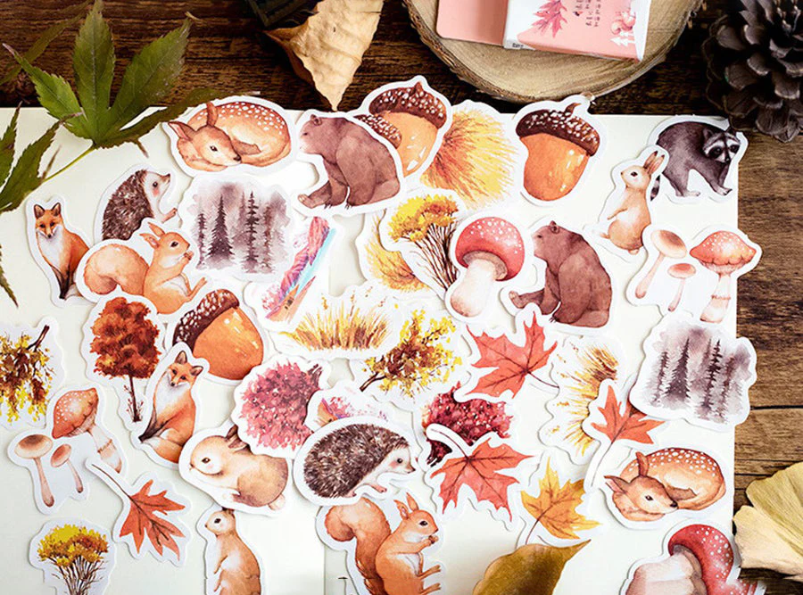 Autumn Forest Stickers