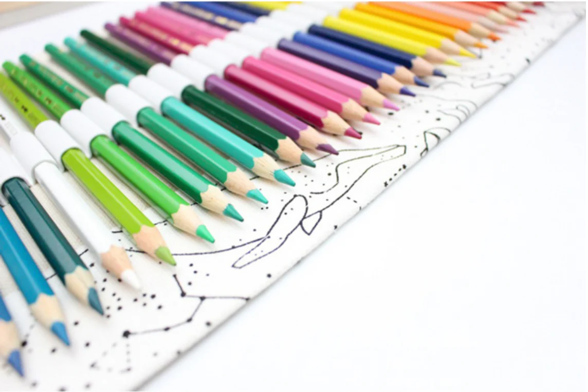 Constellations Roll-Up Pencil Case