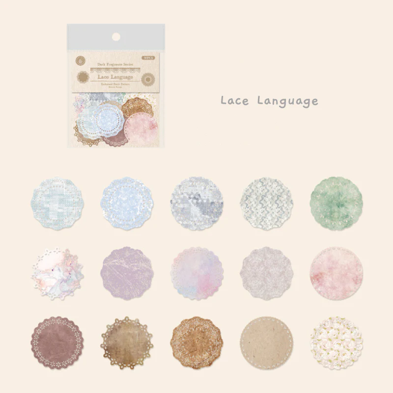 Mystic Design Lace Stickers