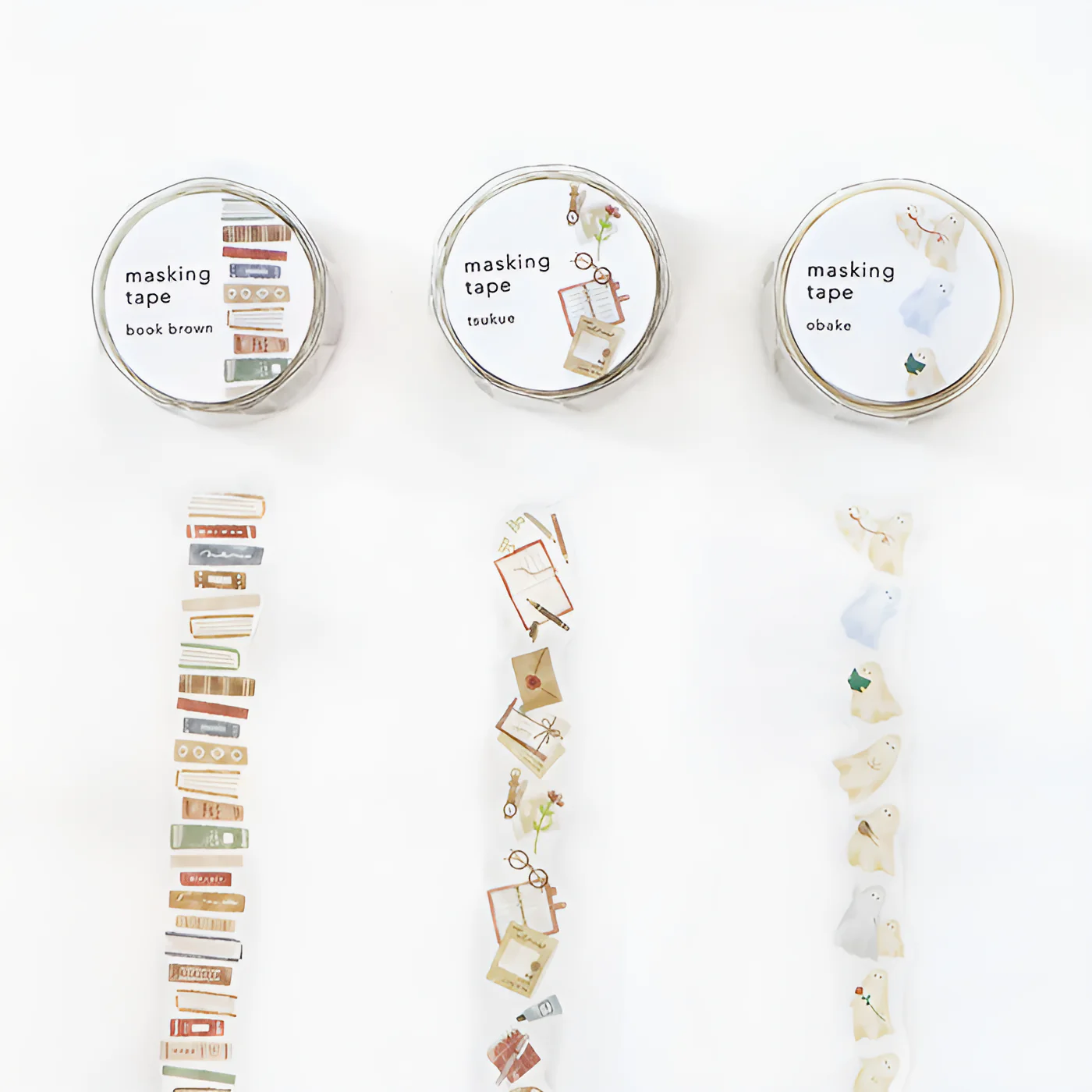 Creative Die-Cut Masking Tape Books