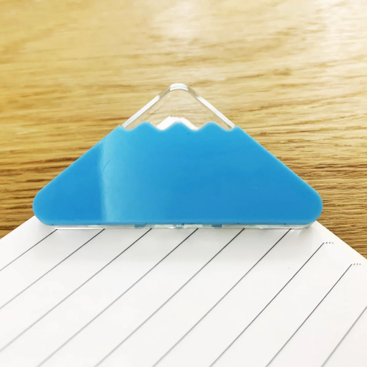 Mountain Peak Paper Clip - Premium Gift Version - Dark Blue