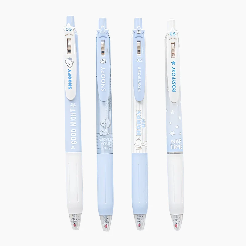 Fuzzy Snoopy Dreamy Gel Pen Set of 4