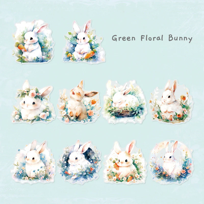 Blossom Animal Delight Holo Stickers