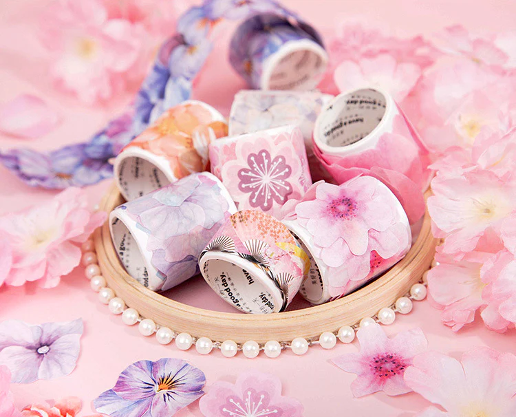 Floral Blossom Sticker Roll