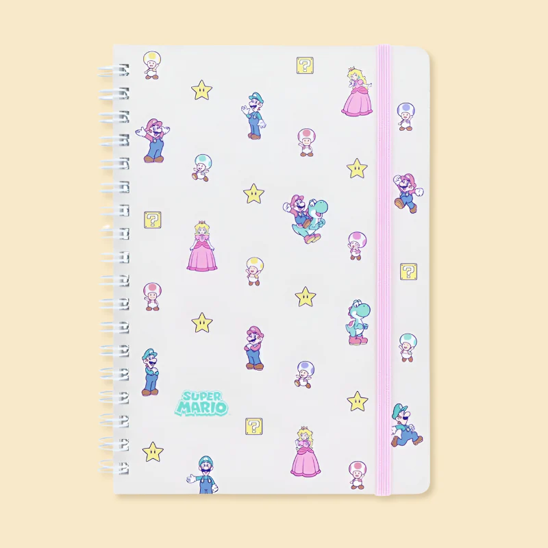 Sun Star & Nintendo Super Mario Notebook Limited Edition Mikata