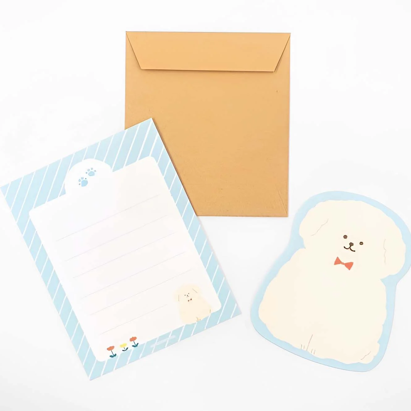 Furukawashiko My Biyori Die Cut Mini Letter Set - Dog