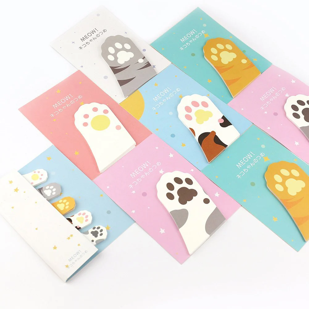 Cat Paw Sticky Notes