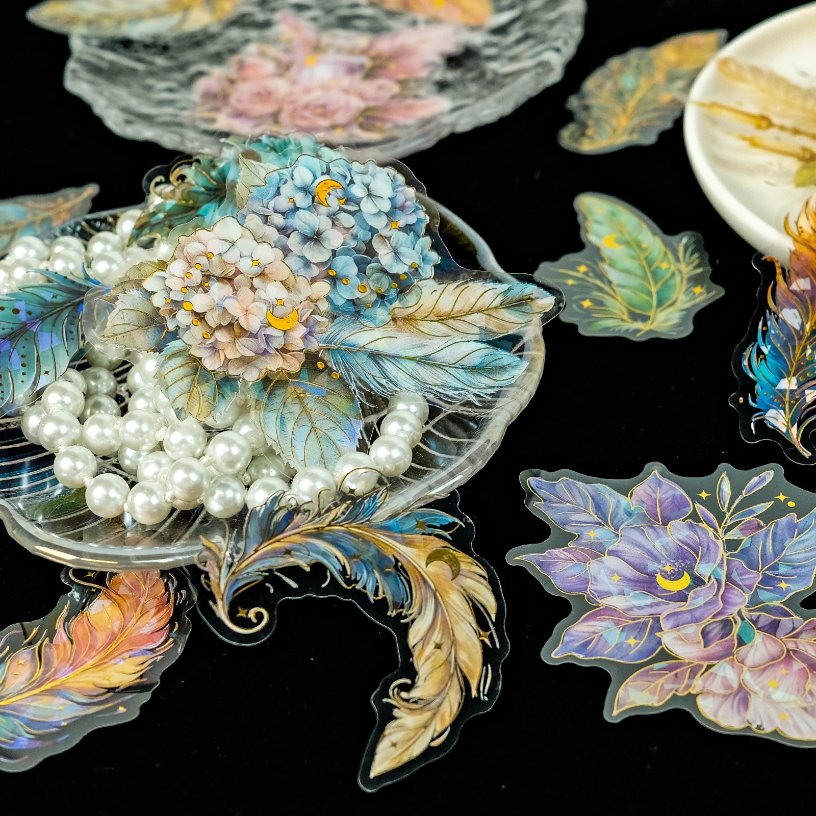 Magic Feathers Holo Stickers