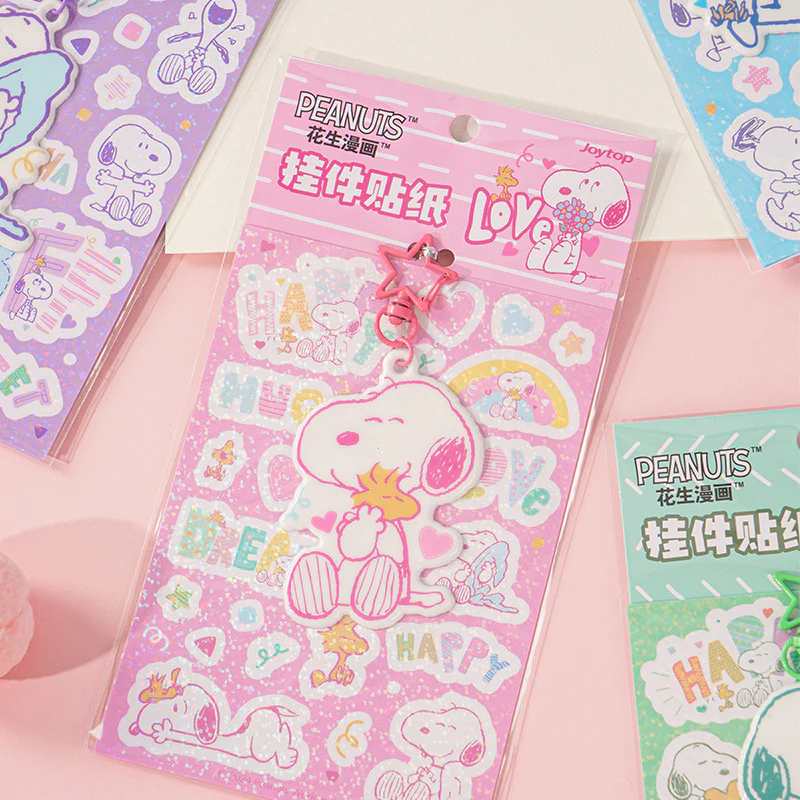 Peanuts Snoopy Holo Stickers & Pendant