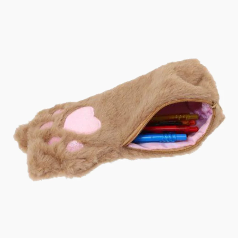 Q Lia Otete Cat Paw Pencil Case