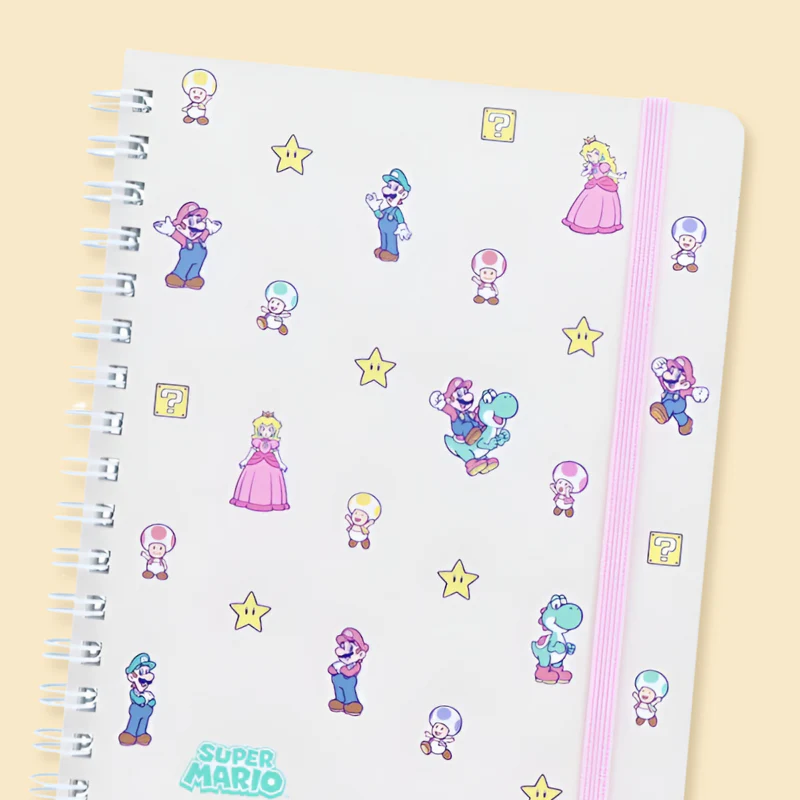 Sun Star & Nintendo Super Mario Notebook Limited Edition Mikata
