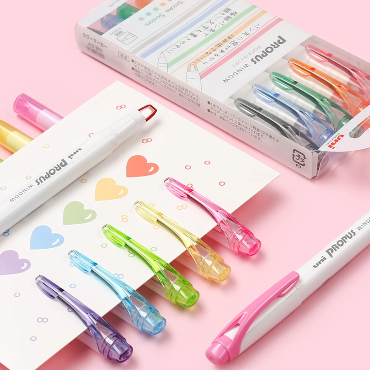 Propus Window Highlighter 5 Color Set Light Colors