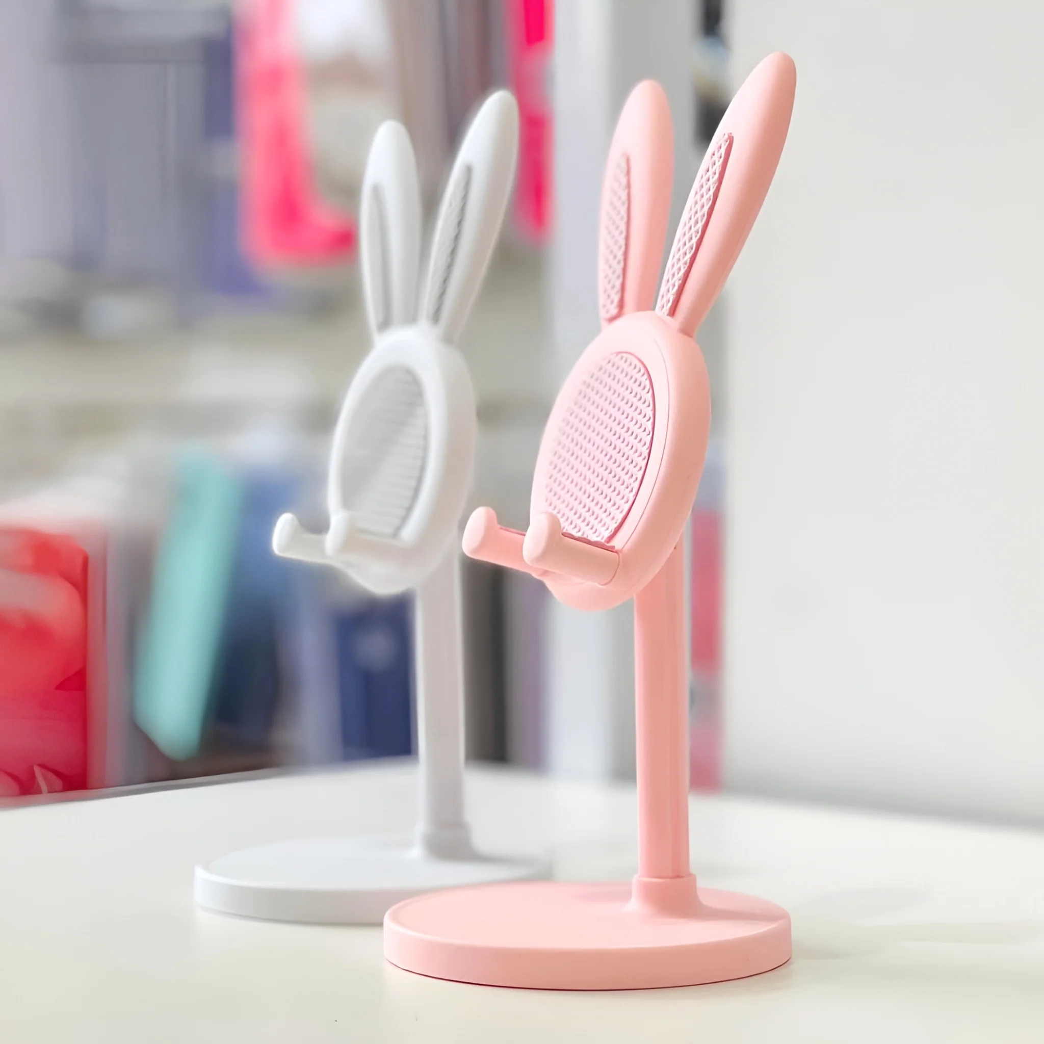 Extendable Bunny Ear Phone Stand