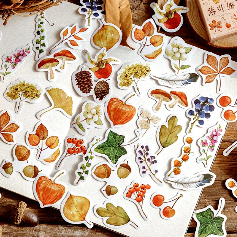 Forest Plants Paper Stickers