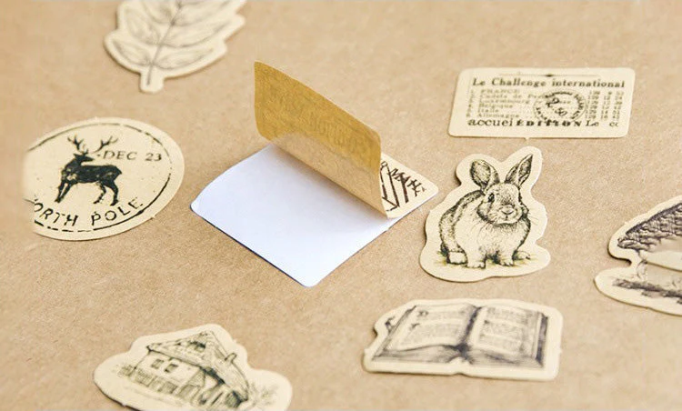 Retro Stamp Stickers