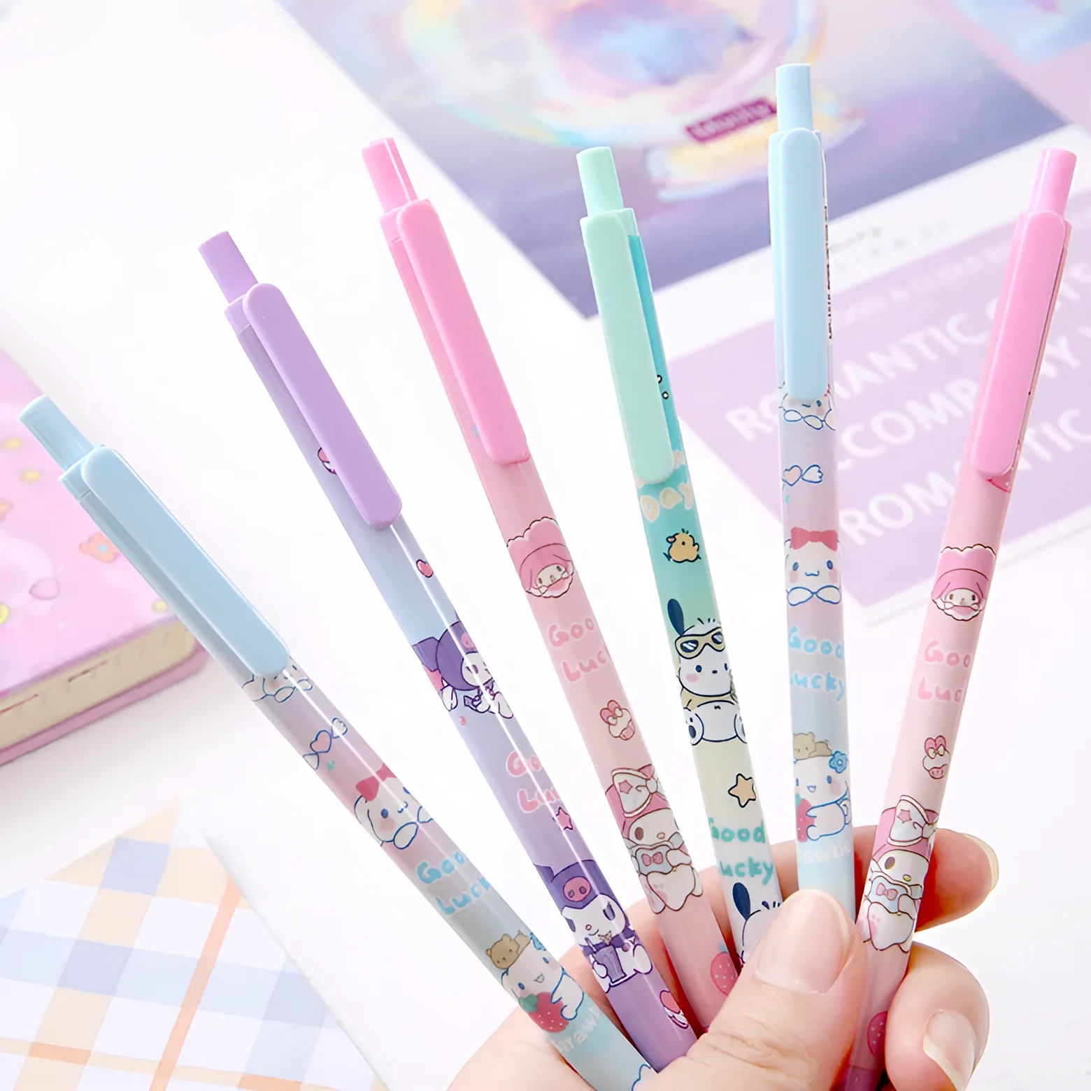 Fancy Characters Mechanical Pencils  Happy Luck