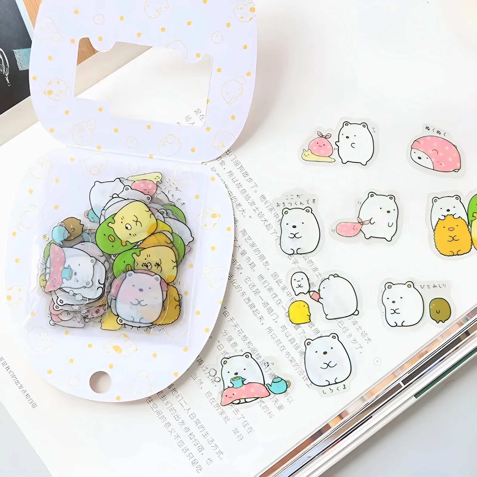 Cute Character Sticker Set