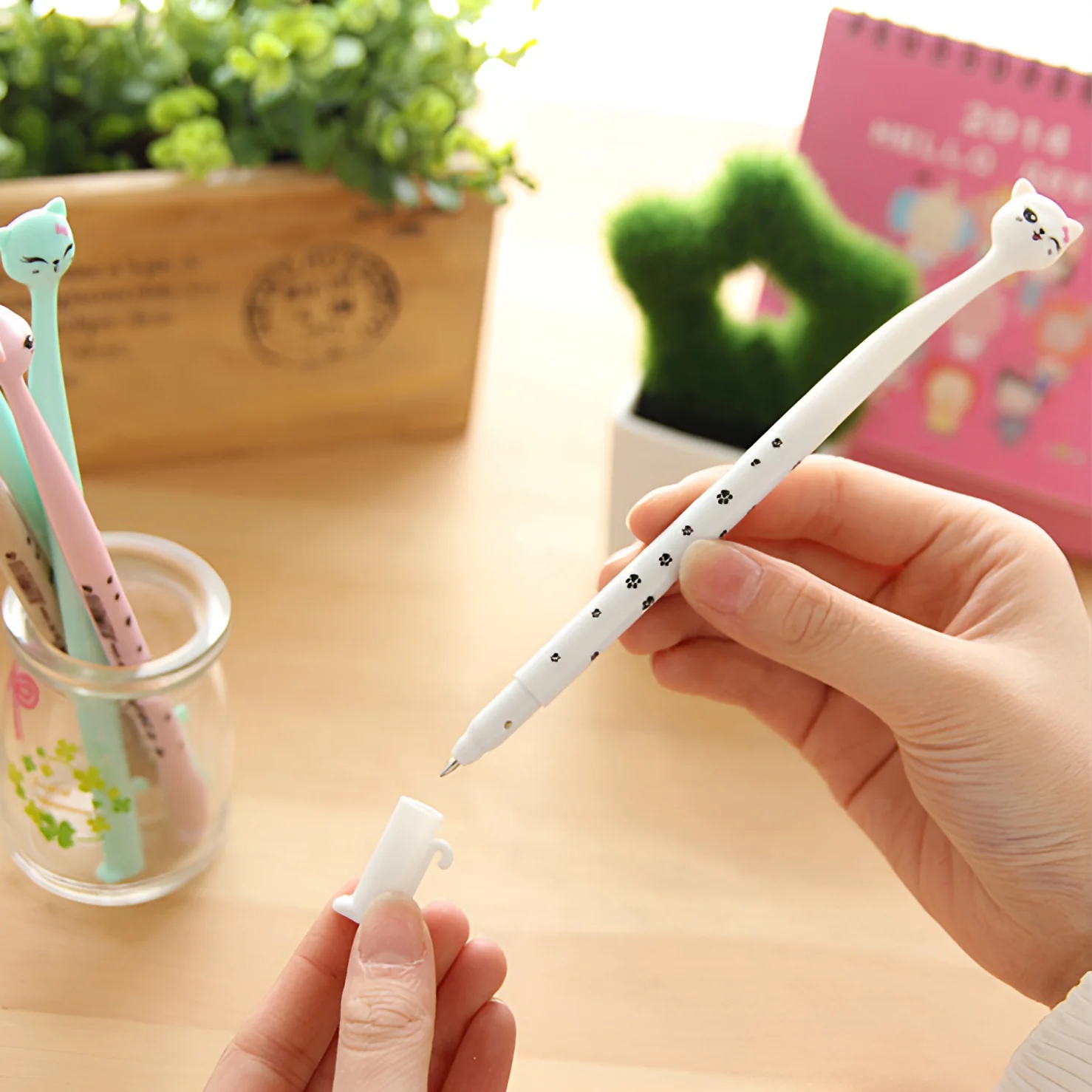 Cartoon Cat Gel Pen