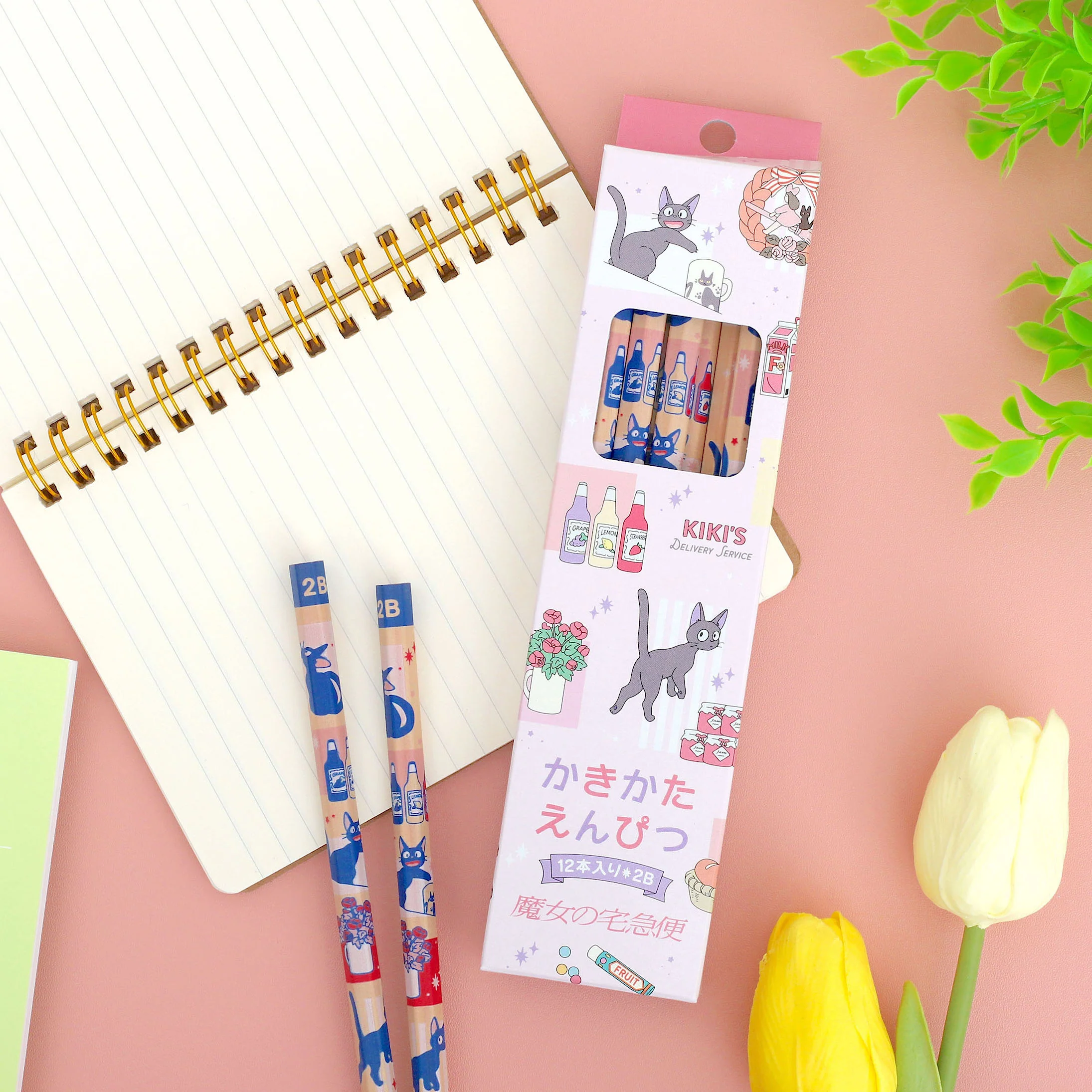 Wooden Pencil with Illustration
