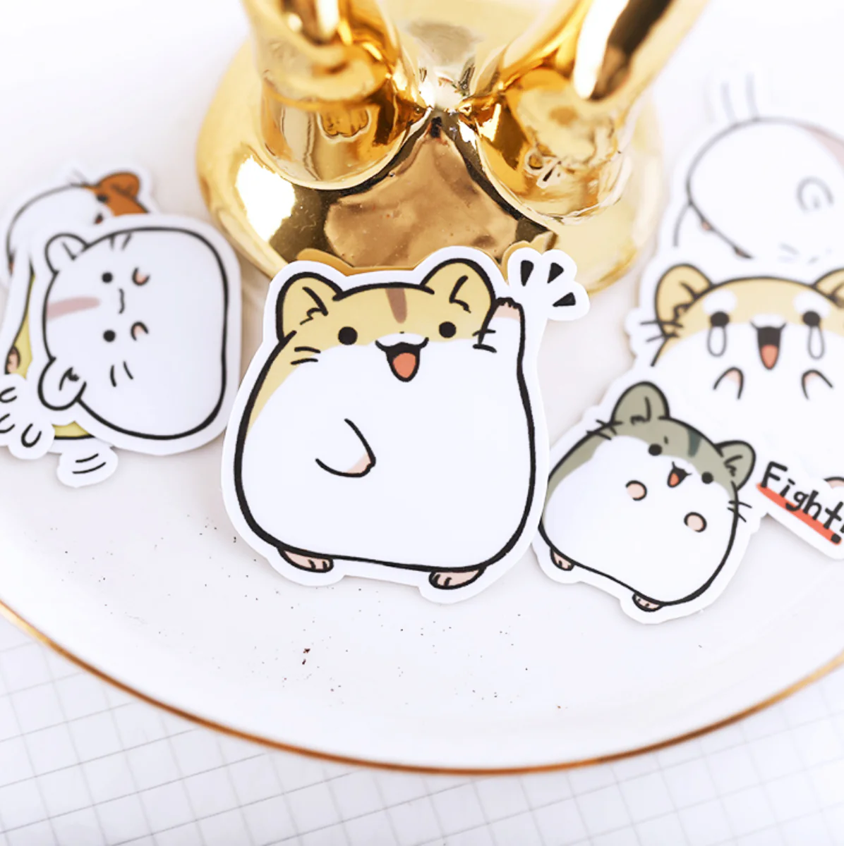 38 Pcs Cute Animal Stickers