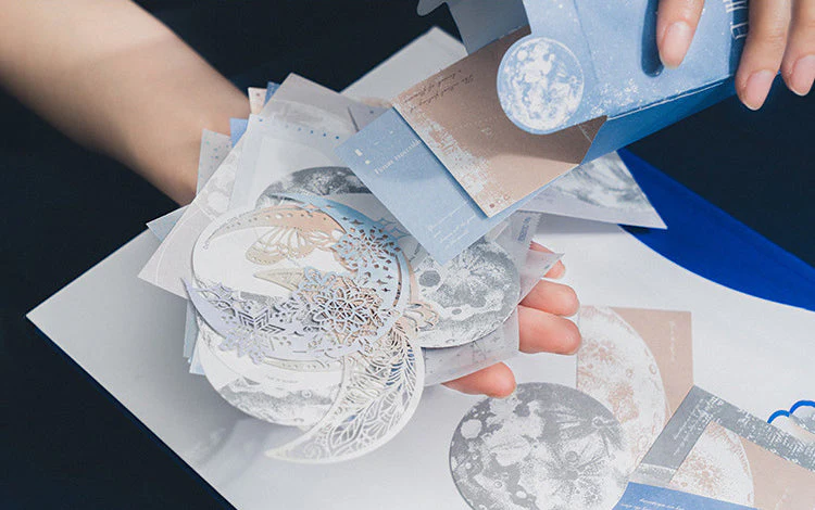 Stellar Night Scrapbooking Paper Set