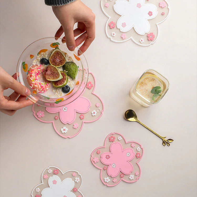 Kawaii Japanese Sakura Coaster