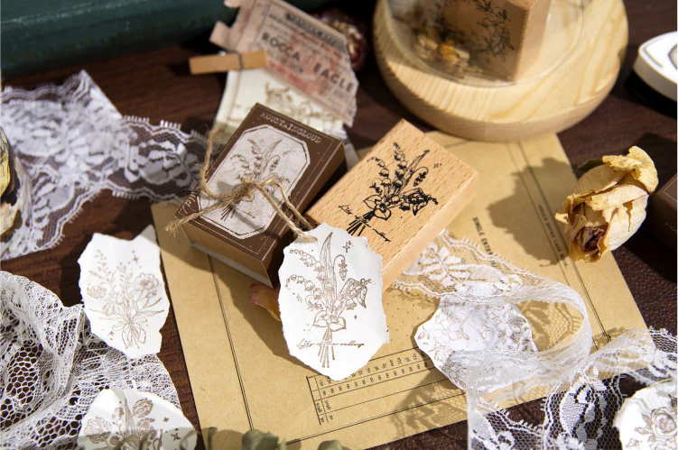 Blossom Impressions Wooden Stamps